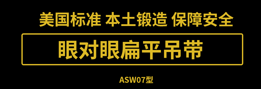 美国艾培尔(Able)眼对眼扁平吊带ASW07型在武汉正式开售! 美国艾培尔(Able)眼对眼扁平吊带ASW07型在武汉正式开售!